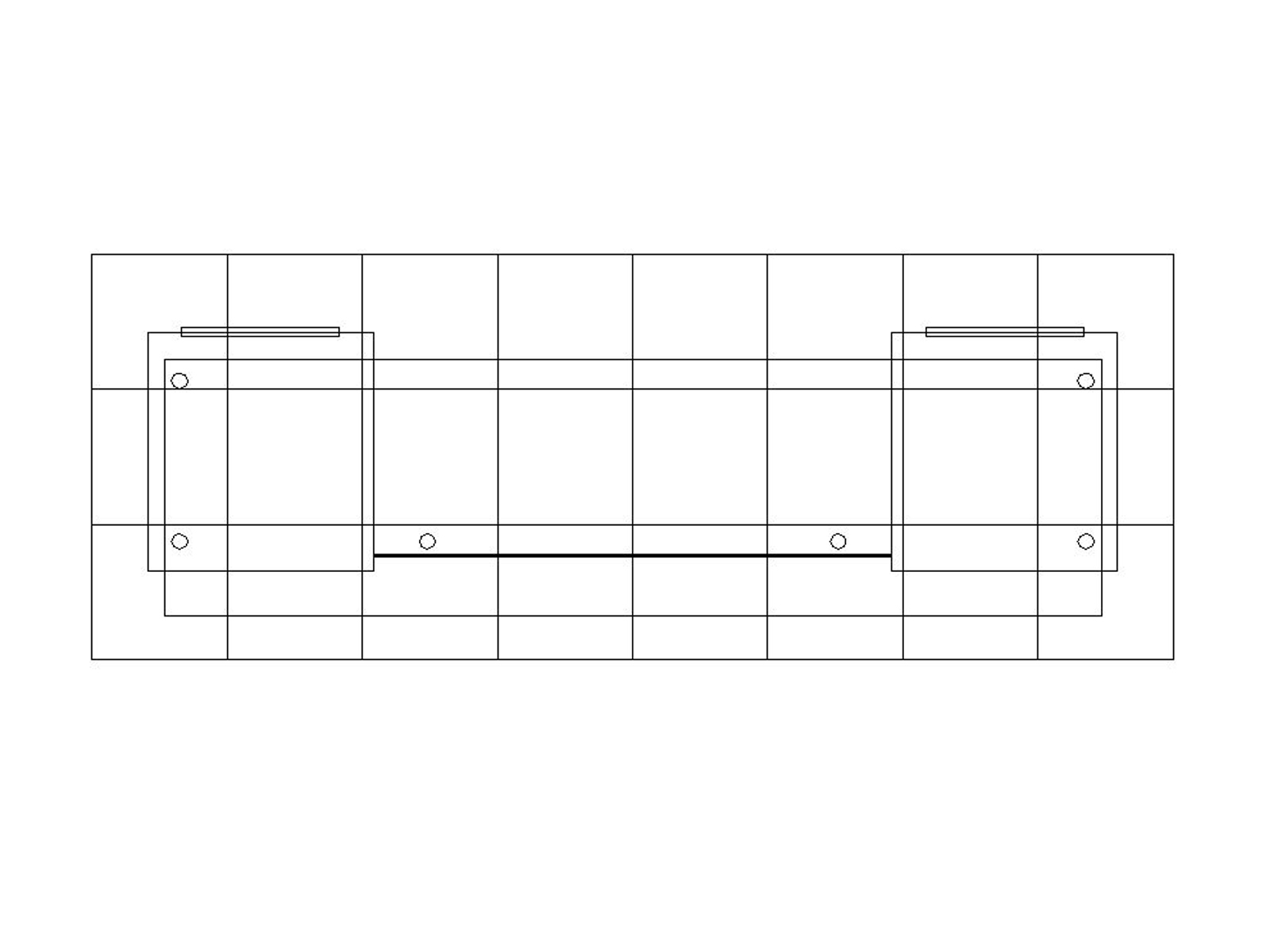 RE-1587 Sustainable Backlit Counter -- Plan View